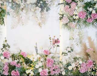 Фотошпалери квіти і листя 32376