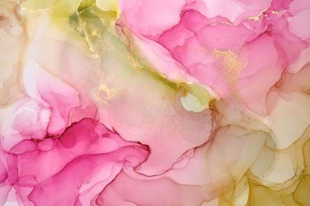 Фотошпалери розлучення рожеві в стилі флюїд арт.