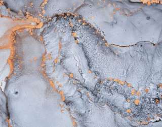 Фотошпалери Сірий флюїд з золотом 33832