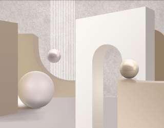 Фотообои 3д геомтерия в стиле арт деко 33291