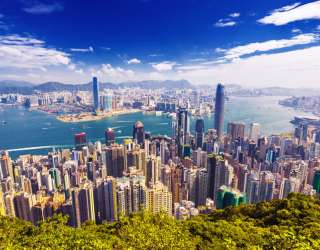 Фотошпалери Вид зверху на мегаполіс 22819