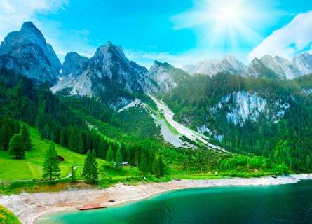 Фотошпалери День у горах Фотошпалери День у горах