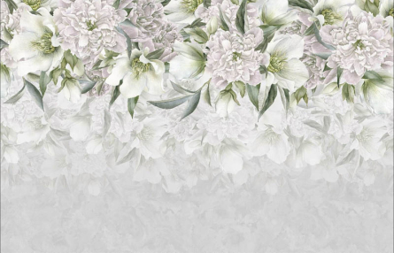 Фотошпалери квіти зі стелі Фотошпалери квіти зі стелі