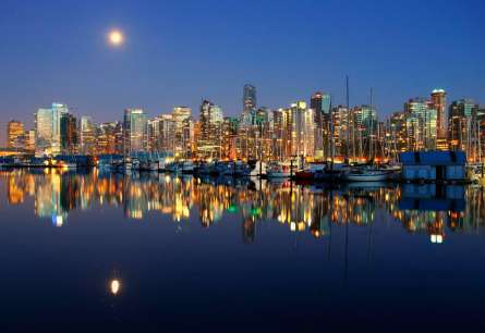 Фотошпалери Причал, ніч Фотошпалери Причал, ніч