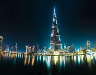 Фотошпалери Дубаї вночі 20645