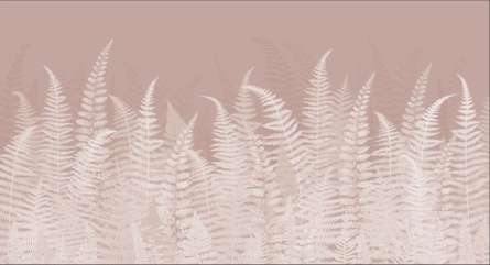 Фотошпалери листя папороті рожеві