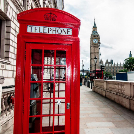 Фотообои Телефонная будка, Лондон