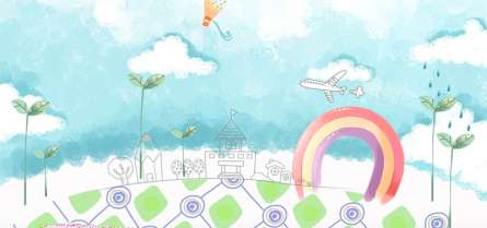 Фотообои тучки