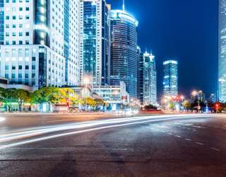 Фотошпалери дорога у великому місті 20644