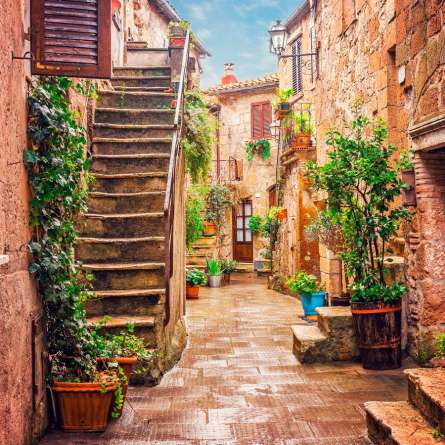 Фотошпалери Затишний дворик Фотошпалери Затишний дворик