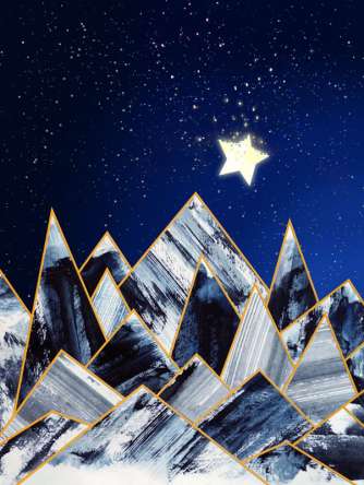 Фотошпалери 3D гори