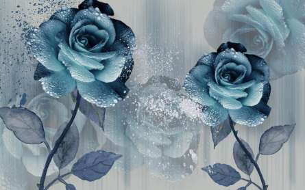 Фотошпалери ніжні троянди Фотошпалери ніжні троянди