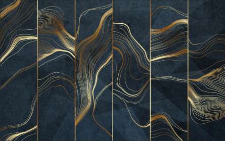 Фотошпалери золоті лінії