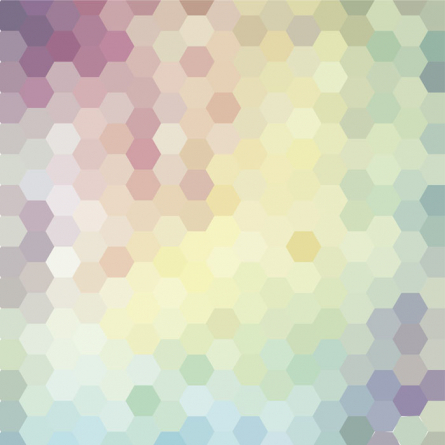 Фотообои Разноцветные шестиугольники