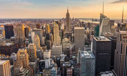 Фотошпалери Нью Йорк на заході