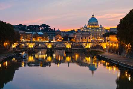 Фотошпалери гарний міст і місто