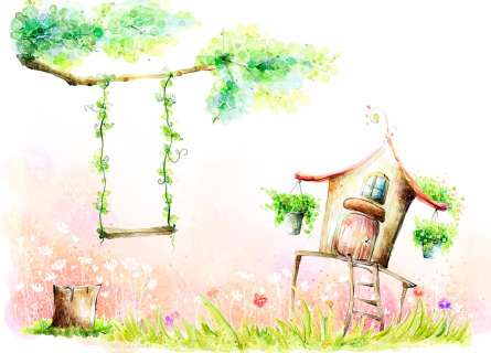 Фотошпалери Казкова гойдалка