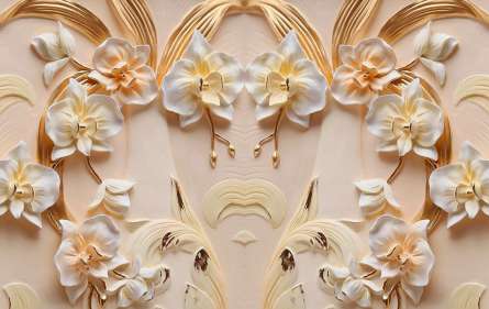 Фотообои Керамические орхидеи Фотообои Керамические орхидеи