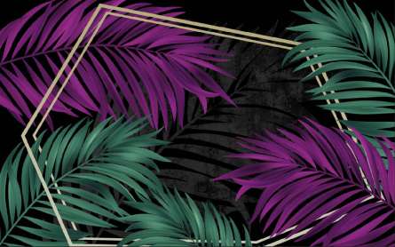 Фотошпалери тропічні листя