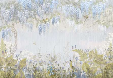 Фотошпалери Фреска колони з озером