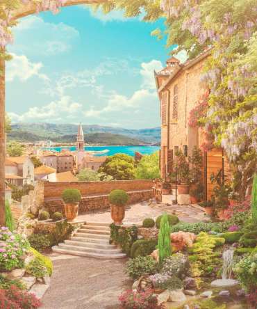 Фотошпалери Дворик Фотошпалери Дворик