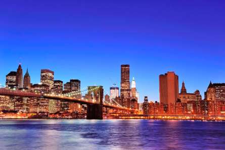 Фотошпалери Міст, набережна,висотки