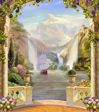 Фотошпалери Водоспад Фотошпалери Водоспад