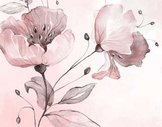 Фотообои Акварельный цветок 24030