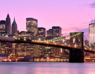 Фотообои Зачарованный  мост Нью-Йорка 7605