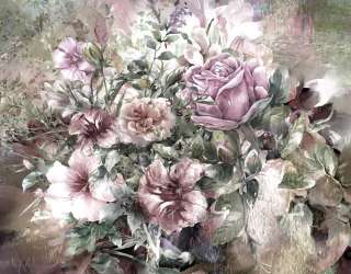 Фотошпалери квіти картина бузкова 21021