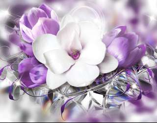 Фотошпалери Магнолія 3д 22288